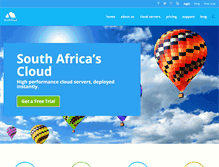 Tablet Screenshot of go2cloud.co.za